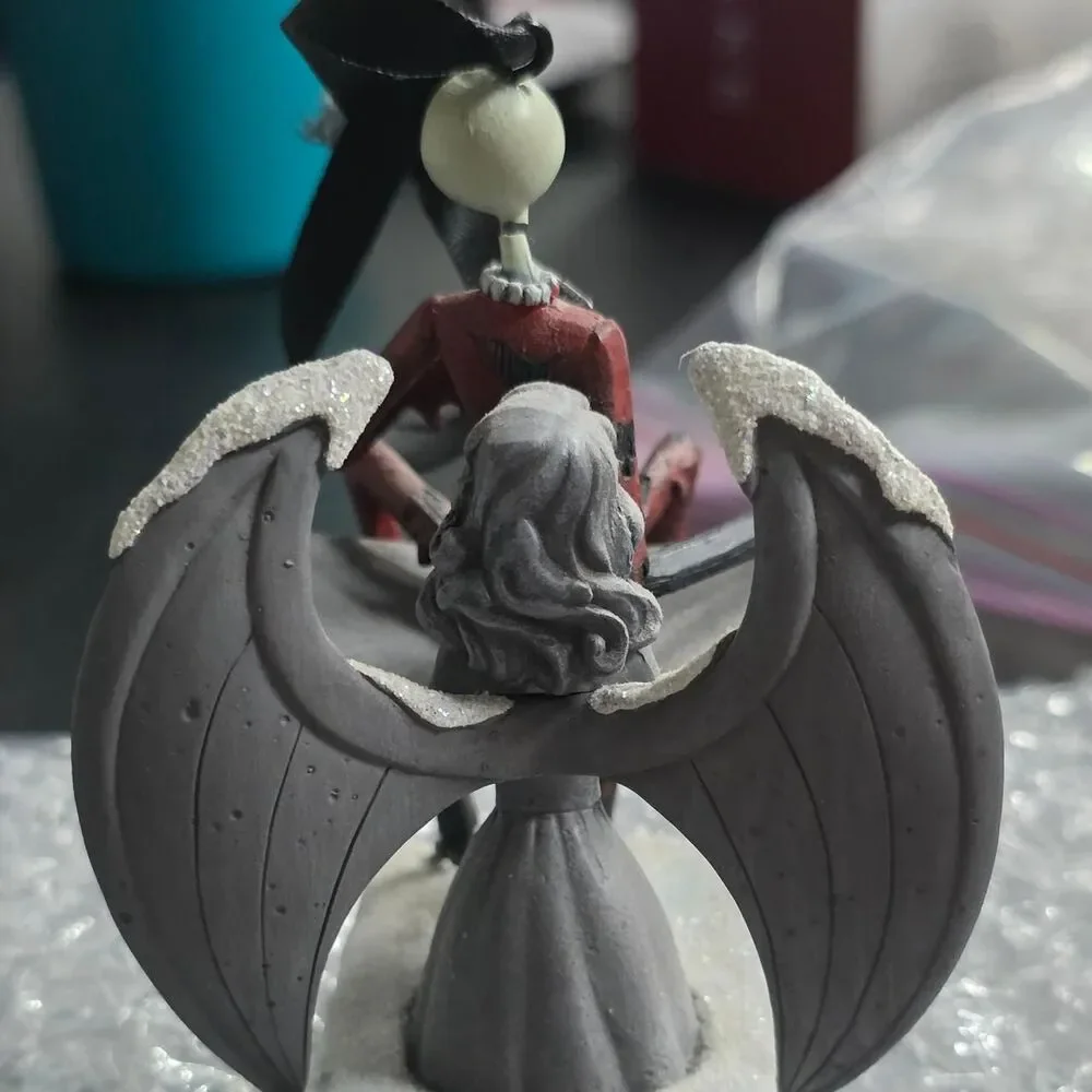 Disney Nightmare Before Christmas Jack Skellington Angel Statue Ornament